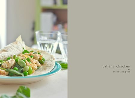 tahini chicken salad