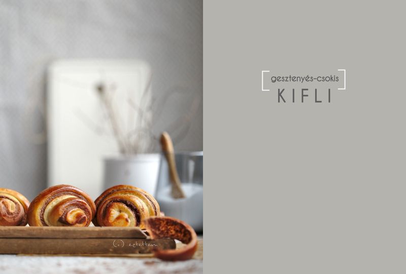 gesztenyés kifli gesztenyés kifli