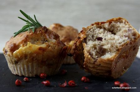 sajtos-rozmaringos muffin dupladolgozásos vasárnap esetére